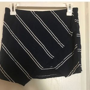 Striped envelope skort